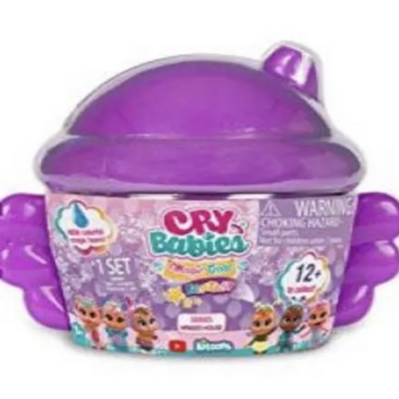 Cry Babies Other - Cry Babies Magic Tears Purple Winged House w/Surprise Baby